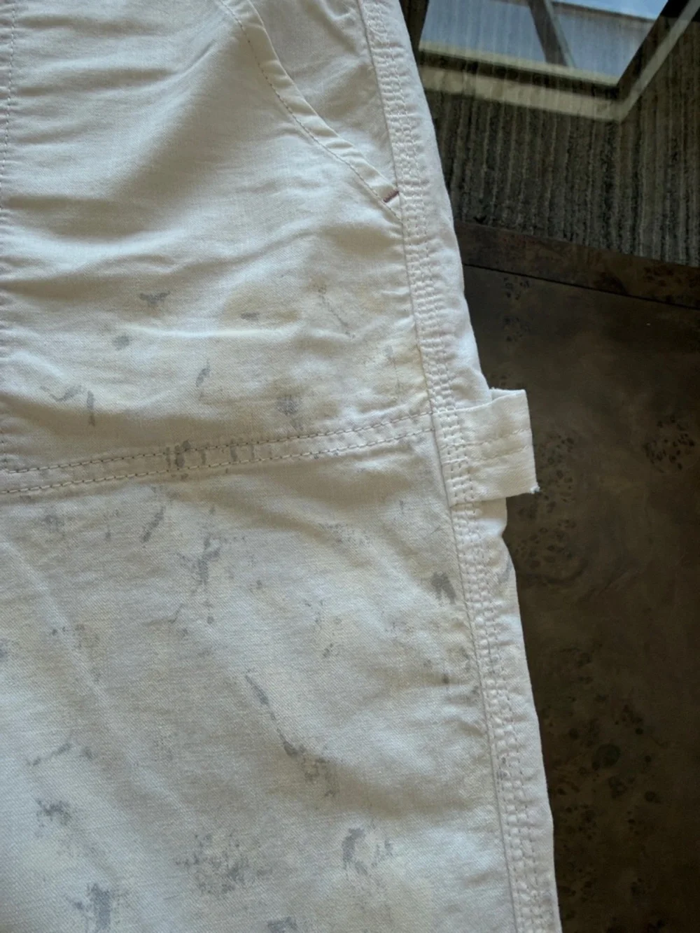 Free People White Womens Cargo Pants